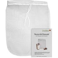 Nussmilchbeutel Set 3 Größen - Wiederverwendbare Filtertücher Aus Nylon Für Mandelmilch & Säfte