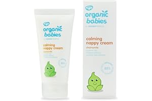 Green People Organic Babies Calming Nappy Cream 50ml | Natural & Organic Zinc Oxide Nappy Cream | Eczema-Friendly, Gentle on Sensitive Skin & Suitable from Birth | Paraben Free | Vegan, Cruelty Free