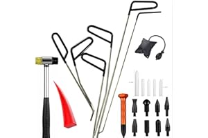 BODYGAD Set di Strumenti per La Rimozione di Ammaccature, Strumenti Estrattore per La Riparazione della Carrozzeria Senza Vernice per La Riparazione di Ammaccature sulla Superficie Dell'Auto