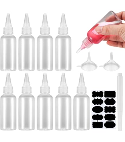 Bouteille compressible en plastique avec échelle à nez aiguille de 120/250/350/450ml, anti-fuite pour la cuisine, outil de bouteille à presser pour Sauce à salade  15