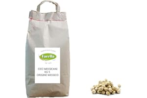 FARELLA Ceci Messico 5kg, prodotto di alta qualità 100% italiano, legumi secchi