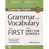 Grammar and Vocabulary for First and First for Schools Book with Answers and Audio