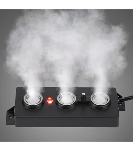 VEVOR Brumisateur à ultrasons étanche à 10 têtes - Alimentation 110 V - 5 kg/h - Humidificateur VEVOR Brumisateur à ultrasons étanche à 10 têtes - Alimentation 110 V - 5 kg/h - Humidificateur