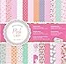 Produktbild WSD Warenhandel Scrapbooking Papier Vintage Motivblock (20 - Pink Lady) Bastelpapier 230gr/qm - 24 Motive Grösse je 30,5 cm x 30,5 cm