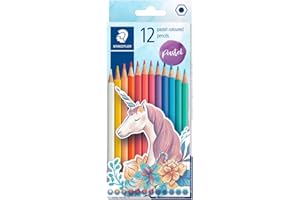‎STAEDTLER STAEDTLER 175 C12 Y Holzfreie Buntstifte, Pastellfarben, 12 Stück