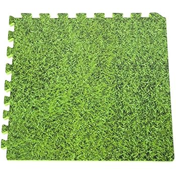 Eyepower 1cm Dicke Poolmatte 4er Set Bodenmatte 2,6qm Bodenfliesen