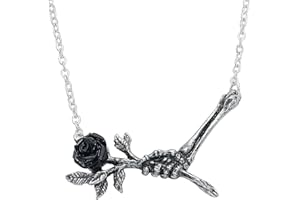 METALLICA Alchemy Gothic Pendentif Love Never Dies Femme Collier couleur argent Étain