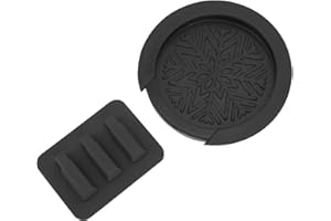 FYBIDA Le Pad de sourdine de Guitare Longue durée de Vie diminue Le Son Tampon de Trou de Son de Guitare Noir, pour Jouer, pour Guitariste(Black) Accessoires pour Guitares acoustiques