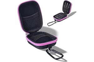 PONGNAS Estuche de transporte de aceite esencial, antideslizante contiene 5ml * 6 botellas Mini bolsa de viaje portátil de almacenamiento(Rosado)