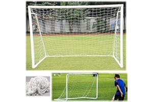‎TBEST Langlebiges Fußball-Tornetz, Fußball-Torrahmen-Ersatznetz für Fußball-Torpfosten, Originalgröße 6 x 4/8 x 6/12 x 6/24 x 8 ft