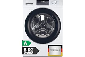 Haier Frontlader Waschmaschine 8kg I I-PRO SERIE 1 HW80-BP14929 I Washing Machine mit A-Effizienz, 1.400 U/Min. & sparsamem Inverter-Motor I Inkl. Refresh- sowie Expressprogramm und Mengenautomatik
