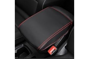 SXCY Compatible para VW T-ROC 2018-2022 Fundas Reposabrazos, Coche Consola Central Reposabrazos Cubierta, Apoyabrazos Protección de Cuero, T ROC 2022 Accesorios