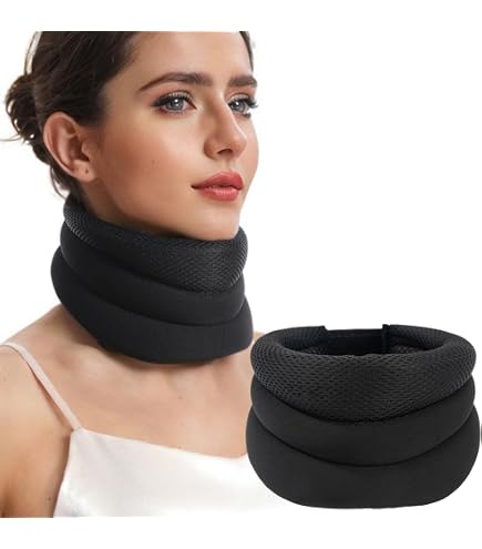 Collier Cervical En Mousse Souple - Pour Soulager Les Douleurs Au Cou, Soutien Confortable - Neuf