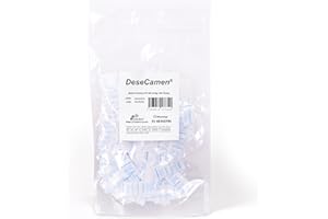DeseCamen - Sobres sílica gel - Deshumidificadores - Absorbentes de humedad - Antihumedad - No Tóxico - Grado Alimenticio - Inodoro (100, 0.5 gr)