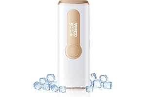 ZKMAGIC Depiladora Laser IPL Depiladora Luz Pulsada con Función de Enfriamiento, 999,900 Flashes 9 Niveles de Energía y 3 Funciones Avanzadas HR/SC/RA Depilación Indolora para Cara, Cuerpo, Piernas, Axilas