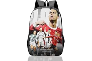 yumcute Football Backpack Kindergarten Girls Boys, Kids Football Star School Bag for Aged 3-12 Years, Children Rucksack, Kids Casual Travel Bag36cm x 24cm x 11cm Toddler Schoolbag for Kids.