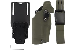 AOTUMUT Tactical 6354DO Holster Drop Adapter, Kompatibel mit Schnellverschluss Holster Bein Gürtel für X300/X300U Licht