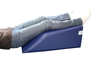 nudischer fulcio752 Lymphdrainage Beinkeil 70x55x28cm, Kunstleder saphirblau, Lymphkissen