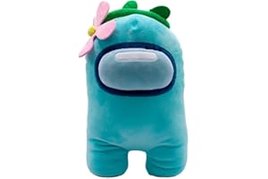 JUST TOYS LLC Among Us Mega Plush (Aqua w/Flower)