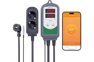 Inkbird ITC-308 WIFI Termostatuttag 220V för värme och kyla | Digital Temperaturregulator med sensor för Greenhouse Reptil Te