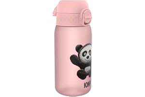 Ion8 Bouteille d'eau anti-fuite pour enfants, Sans BPA, Pandas, 350ml (12oz)