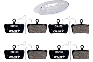 CYCEARTH 4 Pares Bicicleta Pastillas de Freno de Disco para Sram guía RSC R Avid XO XX Elixir 7 9 Rastro de 4 pistones (Semi-Metallic)