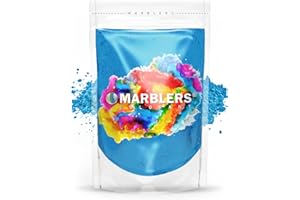 MARBLERS Mica Powder [Cobalt Blue] 3oz (85g) | Cosmetic Grade | Epoxy Resin Pigment | Dye | Non-Toxic, Vegan, Cruelty-Free | Lip Gloss, Nails, Body Butter | Bath Bomb, Candle & Soap Making