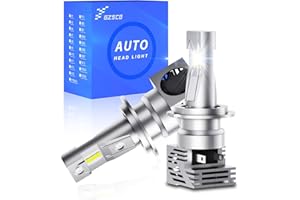 GZ5CG H7 Lampe 12V 24V PX26D Lampe 6000LM 50W pro Paar 6500K Diamantweiß Ersatz für 55W H7 Halogen Lampe