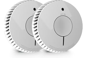 FireAngel Optisk Brandvarnare 2 x Q-10 års Batteri Brandvarnare - Ersättning för FireAngel ST-622/ST-620 - Tidig rökdetektor