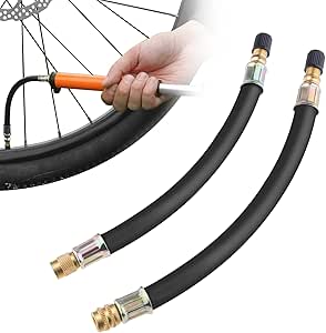 MagiDeal 1 Paar Reifenventilverlängerung Ventil Verlängerung, Flexibel, Länge 180mm, mit Kappen