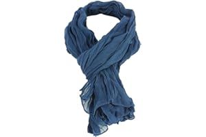 Clj Charles Le Jeune. Chèche. DAKAR, Coton. Bleu Petrole - Uni -