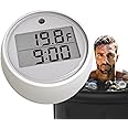 Cold Plunge Thermometer & Timer | Ice Bath Thermometer Timer | Waterproof Ice Bath Thermometer Time | Floating Thermometer For Ice Bath Waterproof IP67 | Cold Plunge Thermometer & Timer