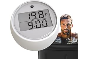 FRANSANDE Cold Plunge Timer | Waterproof Floating Thermometer IP67
