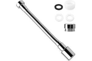 APOMOONS Prolongateur Robinet de 20 cm, Rallonge Robinet Cuisine avec 2 Modes de Distribution D'eau, Flexible Robinet pour Cuisines, Salles de Bains, Lavabos