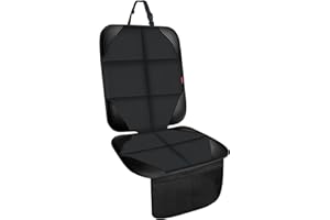 ‎MORROLS MORROLS Autositzschützer für Kinderautositze 1 Pack wasserdichte Ledersitzschützer mit rutschfestem Boden große Netztaschen Leder und Stoff Autositze für SUV, Limousine, Kofferraum