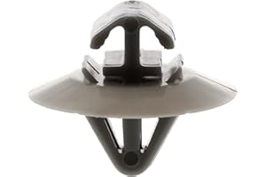 Restagraf - Fixations Agrafe de Moulure pour Ceinture de Caisse - Compatible avec Iveco, Nissan, Opel, Renault - Réf. 42605 - Boîte de 100, Noir/Gris