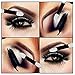 niceEshop(TM) 50Pcs Double Ended Sponge Brush EyeShadow Eyeliner Makeup Applicator Tools Black