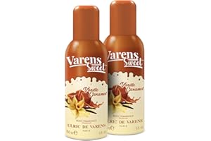 ULRIC DE VARENS - Body Fragrance Varens Sweet Vanille Caramel - Gourmand, Caramel, Vanille - Parfum & Déodorant Femme 2-en-1 - Vaporisateur - Spray - Lot de 2 x 150 ml