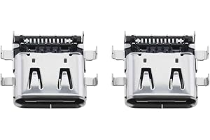 Be In Your Mind 2 Piezas de Puerto de Carga USB Tipo C de Repuesto Compatible con Lenovo ThinkPad E480 E485 E580 R480 E590 Puerto de Carga Tipo C Conector de Alimentación CC Conector de Repuesto