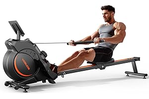 ‎YOSUDA YOSUDA Testsieger Rudergerät für Zuhause, Ultraleise Magnetische Rudermaschine (Cardio-Training), 16 Widerstandsstufen, APP & LCD, Platzsparend Verstaubar, Einfache Montage, Bis 160kg Belastbar