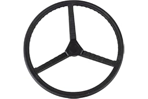 Volant Ama pour tracteurs : Volant de tracteur bombé, Diamètre 435 mm, Cône C5, Compatible avec Landini, Valpadana, Goldoni, SEP, MAB, MF, Made in Italy