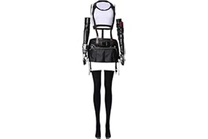 COSTHAT Tifa Lockhart Cosplay Costume Outfit FF 7 Remake Halloween Uniform for Women