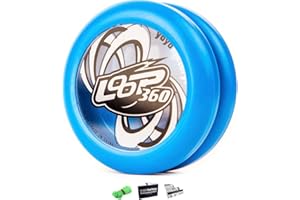 YoYo Factory Loop 360 – JoJo mit Leerlauf und Kugellager – Perfektes Yoyo für Anfänger & Kinder – Spielzeug für Looping-Tricks – JoJo Kinder ab 6 - Blau
