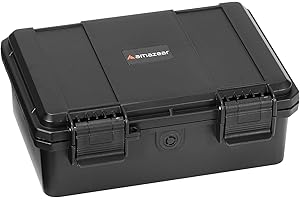 AMAZEAR Funda rígida impermeable para accesorios Insta360 Go Ultra, Insta 360 Go-Ultra Hard Shell Funda protectora para almacenamiento, viajes, fácil transporte, diseño compacto, color negro