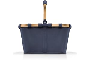 reisenthel Carrybag wytrzymały kosz na zakupy z dużą ilością miejsca do przechowywania i praktyczną kieszenią wewnętrzną – elegancki i wodoodporny design, złoty (Midnight Gold)