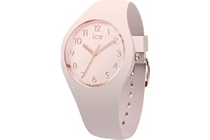 ICE-WATCH Ice-Glam Montre Femme Analogique Quartz avec Bracelet Silicone IC015330