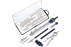 KIPTVO Scribe Tool, Compass Set, Scribing Tool, Scribing Tool for Woodworking, Woodworking Compass Scriber, Scribing Compass, Multi Function Scribing tool Kit, Accurate Circle Compass Tool for Drawing