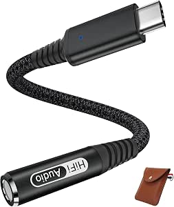 Adattatore USB C a Jack 3.5mm, Adattatore Jack Cuffie USB Type C Auricolari  Dongle con Filo DAC Aux Adattatore Cuffie per Samsung S22 S21+ S20 FE S21  Ultra Z Flip 3 Google