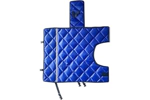 Pesoncarl Manta de oveja, cabra de pantorrilla, manta de pantorrilla, manta de cabra gruesa impermeable, cálida y ajustable, abrigos de cabra para invierno, 33.5 x 42.5 pulgadas, manta de potro