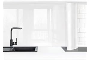 Bilderwelten Küchenrückwand Folie Glänzend 80x200 cm Polarweiß Spritzschutz Fliesenspiegel Küche-Rückwand Motiv Klebefolie